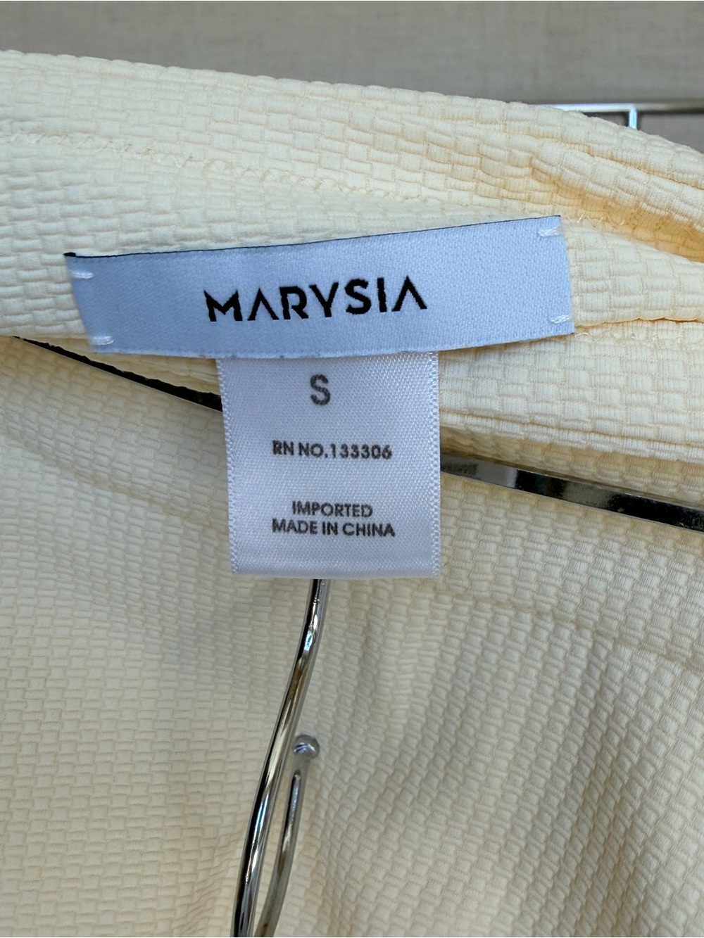Marysia Swim Cream Scalloped Knit Skirt & Crop Set - Picture 5 of 5